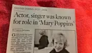 OBITUARY GLYNIS JOHNS 1923 - 2024 MARY POPPINS ACTRESS SINGER SEND IN THE CLOWNS