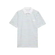 [Prada] Prada Cotton Polo Shirt M WHITE/BLUE