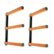 KF1004 Lumber Storage Rack 3-Level System 110lbs per Level with Durable 3 level