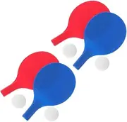 8Pcs Table Tennis Trainer Set for Plastic Paddles Balls for Skill Development Safe Durable Lightweight Self Workout Set for Fun