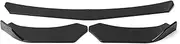 TDTAPN Universal Car Front Bumper Spoiler Splitter Compatible for SEAT LEON Compatible for Audi Compatible for Benz Lip Diffuser Chin Bumper Body Kits(Glossy black1)