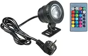 AC 20W s Underwater Light Submersible Lamp with Remote Co rol ry Function 16 Colors Changing Flash/Strobe/Fade/Smooth 4 Lighting Effects IP65 Water- (Most 1m) Design for Pool Aquarium Pond Spray