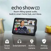 Amazon Echo Show 8 (3rd Gen) - Charcoal Black