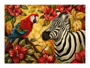 Zebra Canvas Print Wall art