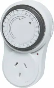 Mechanical Mains Timer 24 Hour Very easy to use simply rotate the dial to set th