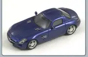 Spark 2009 Mercedes-Benz SLS AMG Blue Gullwing 1:43