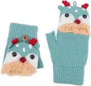 [Ipetboom] Warm Gloves for Kids Winter Plush Gloves Kids Thicken Mittens Cold-proof