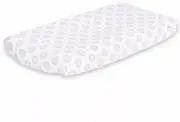 Purple Lilac Medallion Fitted Crib Sheet by The Peanut Shell