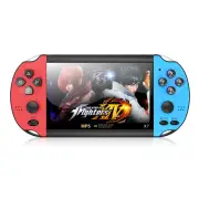 X7 4.5inch Handheld Arcade Game Console with Dual Joystick Video Game Player Built-in 3000+ Games Support HD Output 3.5m