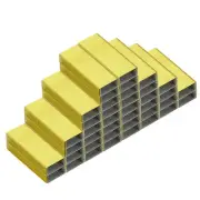 Staples for Stapler, 8 Pack #10 Mini 3/16 Inch Length Staples, Yellow