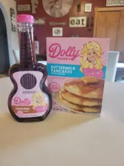 Dolly Parton's Buttermilk Pancakes Mix & Dolly Original Syrup