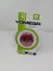 New & Sealed YOMEGA Brain Yo-Yo, Red, Level 1 "The Original Auto Return", Clutch