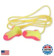 Howard Leight LL-30 Laser Lite Disposable Foam Corded Earplugs, Polyurethane