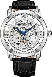 [Stührling] Original Skeleton Watches for Men - Men's Automatic Watch Self-Winding Men's Dress Watch - Winchester 44 Elite Watch for Men