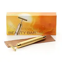 在飛比找蝦皮購物優惠-日本原裝 BEAUTY BAR 24K 黃金離子美容棒 60