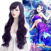 STfantasy Cosplay Anime Yuri Nozomi Tojo Wigs Little Devil Arousal Women Purple Curly Synthetic Hair Wig (#T3737)
