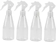 HYTROVE 4Pcs Refillable Multi Purpose Spray Bottle Watering Bottles for Plants Hairdressing Misting and Cleaning Lightweight Easy to Grip Watering Tool