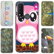 For TCL 30XE 5g 40XE 30V 20XE 20A ShockProof TPU Phone Case+Tempered Glass-BRD