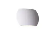 Remo LED Wall Light Up/Down Curved Sand IP54 Opal Diffuser