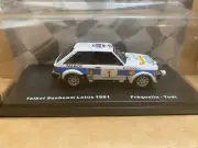 TALBOT SUNBEAM LOTUS 1981 FREQUELIN-TODT 1/43 SLAVAT ( IXO) ARGE