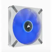 Corsair Ml140 Led Elite White, 140Mm Magnetic Levitation Blue Led Fan Single
