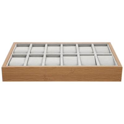 Wooden Watch Box Miss Holder Storage Tray Display Watch-storage-cases