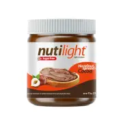 Nutilight, Hazelnut Spread with Cocoa, Sugar Free, Keto and Diabetic Friendly, L