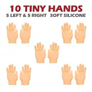 MYPALMER Tiny Hands-Set of 10 Hands, 5 for Each Hand.-Flexible, High Five Design