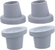 4pcs Rubber Bath Foot Cover Rubber Shower Chair Feet Caps Replacement Crutches Tips Leg Cap