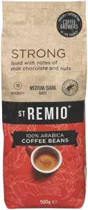 St Remio Coffee Pod Strong Blend Beans 500g Pack SRCBSTR500G