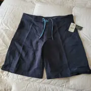 NWT Woolrich Men's Shore Line Navy Blur Swim Shorts Sz. 38 NEW