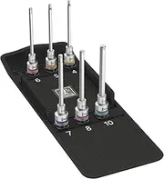 Wera 8740 C HF 1/2-inch Drive 2 Zyklop Bit Socket with Holding Function 6-Pieces Set