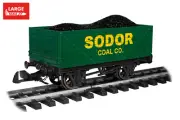 Bachmann 98026 G Thomas & Friends Sodor Coal Co. Wagon with Load NIB