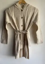 Pumpkin Patch - Girls Hooded Long Cardigan - Size 9 - NEW