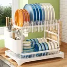 Drainboard 2 Tier Dish Drying Rack Kitchen Accessories