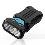2,500 High Lumens Outdoor Mini Pocket Flashlight Rechargeable Waterproof Flashlight for EDC Camping Emergency-Black