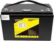 LiitoKala 12V/12.8V 150AH LiFePO4 Battery Pack with 100A BMS for 1200W Golf Cart RV Inverter Smart Robot Tricycle Electric Truck Bus Energy Storage Battery with Charger