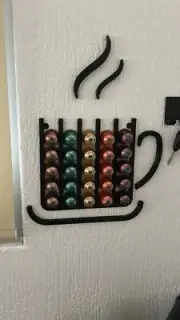 Capsule Pod Holder Cappuccino Coffee Cup Decorative Art for Nespresso Original