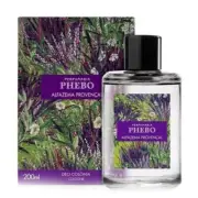 Perfume Phebo Alfazema Lavender Deo Cologne Perfume Body Floral Fragance 200ml