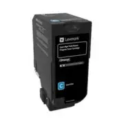 Lexmark CX725 CYAN HIGH YIELD RETURN PROGRAM TONER CARTRIDGE 16K