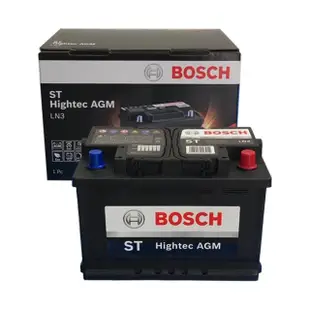 【BOSCH 博世】LN3 AGM 70AH 汽車電瓶怠速熄火 油電車電池