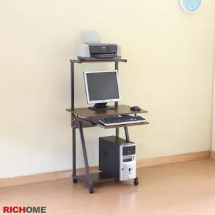 台灣現貨RICHOME PC305 簡單雙層電腦桌 書桌 電腦桌 工作桌 辦公桌