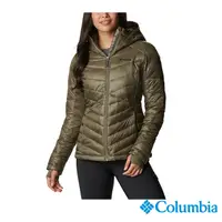 在飛比找PChome24h購物優惠-Columbia 哥倫比亞 女款- 金鋁點極暖連帽外套-軍綠