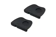 2PK Coffee Culture Silicone Espresso Tamper Mat Non-Slip Pad 17.5x12.5cm Black