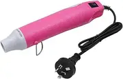 300W Electric Hot Air Gun For Crafts Epoxy Resin Shrink Wrap Vinyl DIY (Pink)
