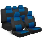ProPoly Blue Black Car Seat Covers - Universal Fit for Car Truck Van SUV (for: Isuzu)