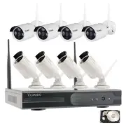 Home Surveillance Wireless Security Camera CCTV System with 3MP Cameras Outdoor