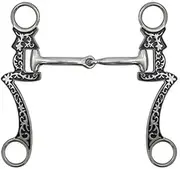 Showman 5" Stainless Steel Seven Cheek Snaffle Bit