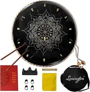 Lexington 13 Notes 12 Inches Steel Tongue Tank Drum Set C Key Lotus Pattern