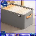 Bra Organizer Foldable Jeans Storage Box Fabric Household Storage (Grey M) ^AU